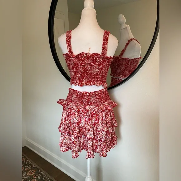 Free People 2 Piece Set! Crop Top & Skirt Set! - Picture 11 of 13